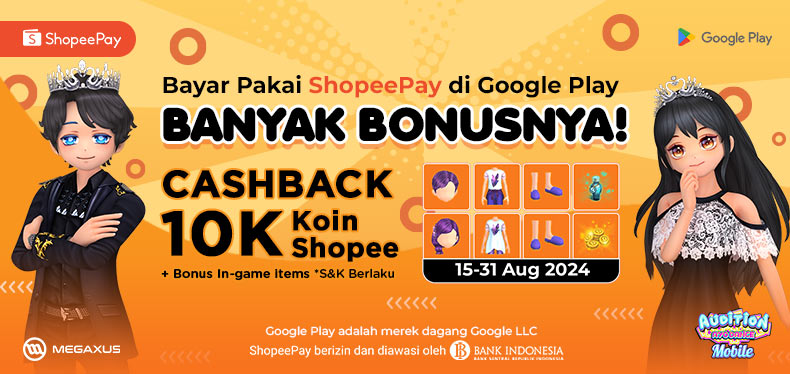 AyoDance Mobile x ShopeePay (15 – 31 Agustus 2024)