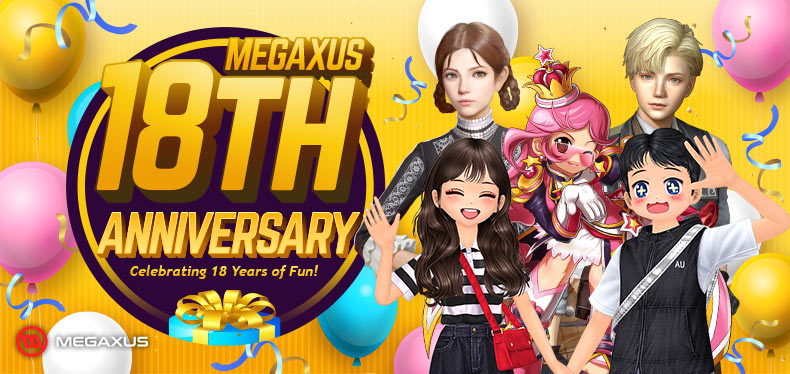 Hadiah Megaxus 18th Anniversary